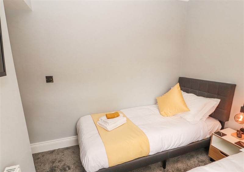 One of the 2 bedrooms at Grace House, Silloth