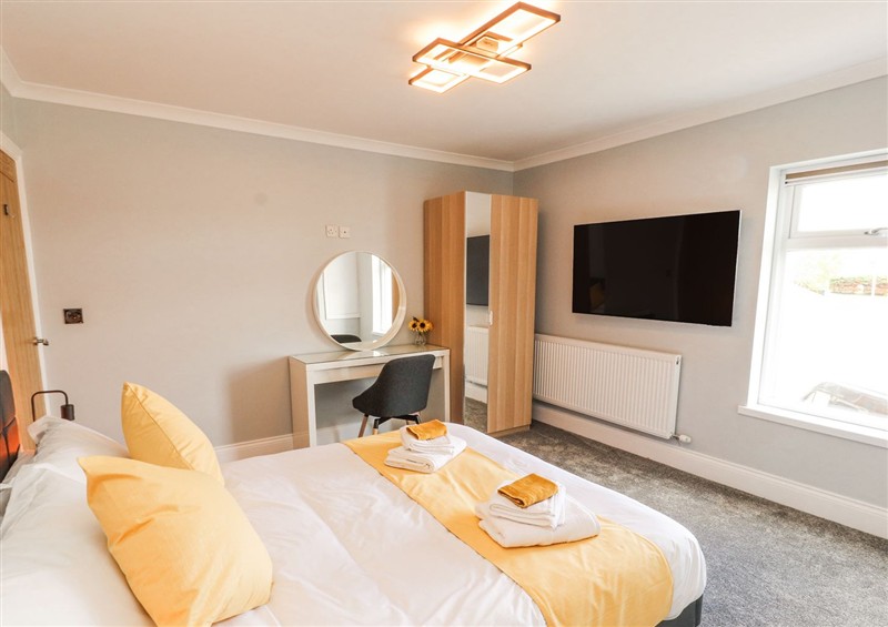 This is a bedroom at Grace House, Silloth