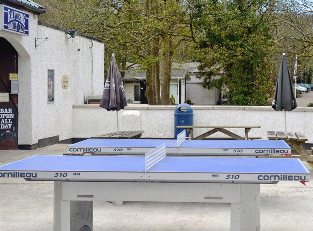 Table tennis at Grace Lands in Lelant, near St Ives, Cornwall