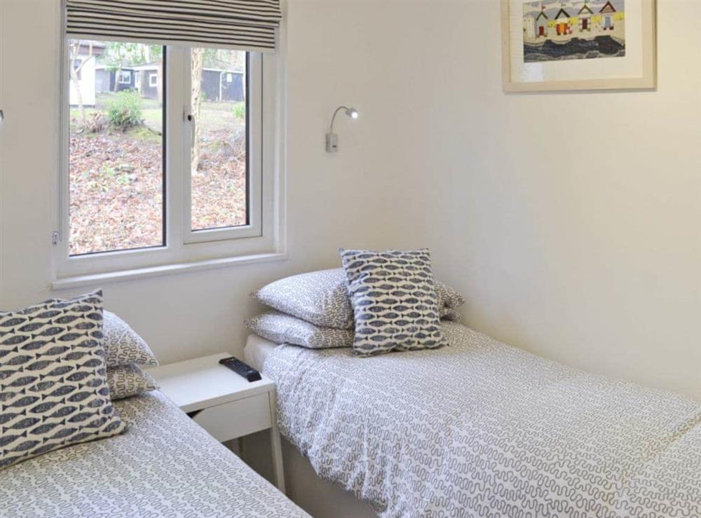 Twin bedroom at Grace Lands in Lelant, near St Ives, Cornwall