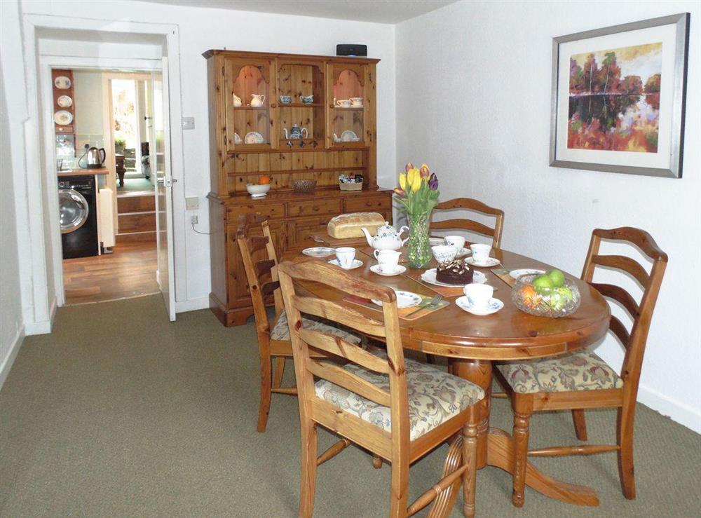 Dining room at Gracedieu in Killin, Perthshire