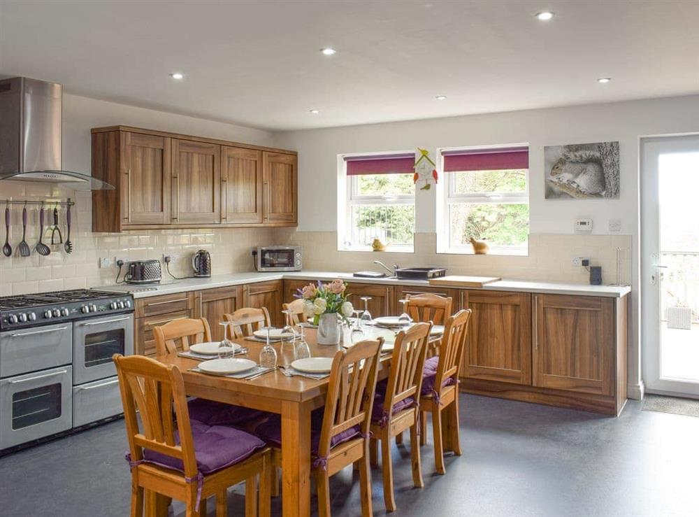 Kitchen/diner at Graces Dairy in Wooler, Northumberland