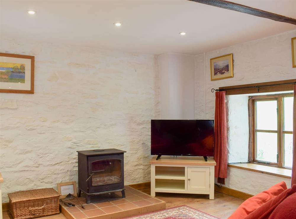 Living area at Graig Las Holiday Cottages- The Barn in Llangynog, near Welshpool, Powys