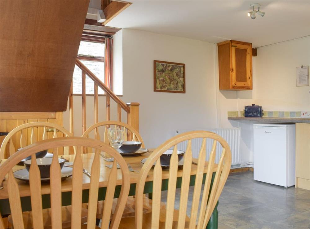 Kitchen/diner at Graig Las Holiday Cottages- The Stables in Llangynog, near Welshpool, Powys