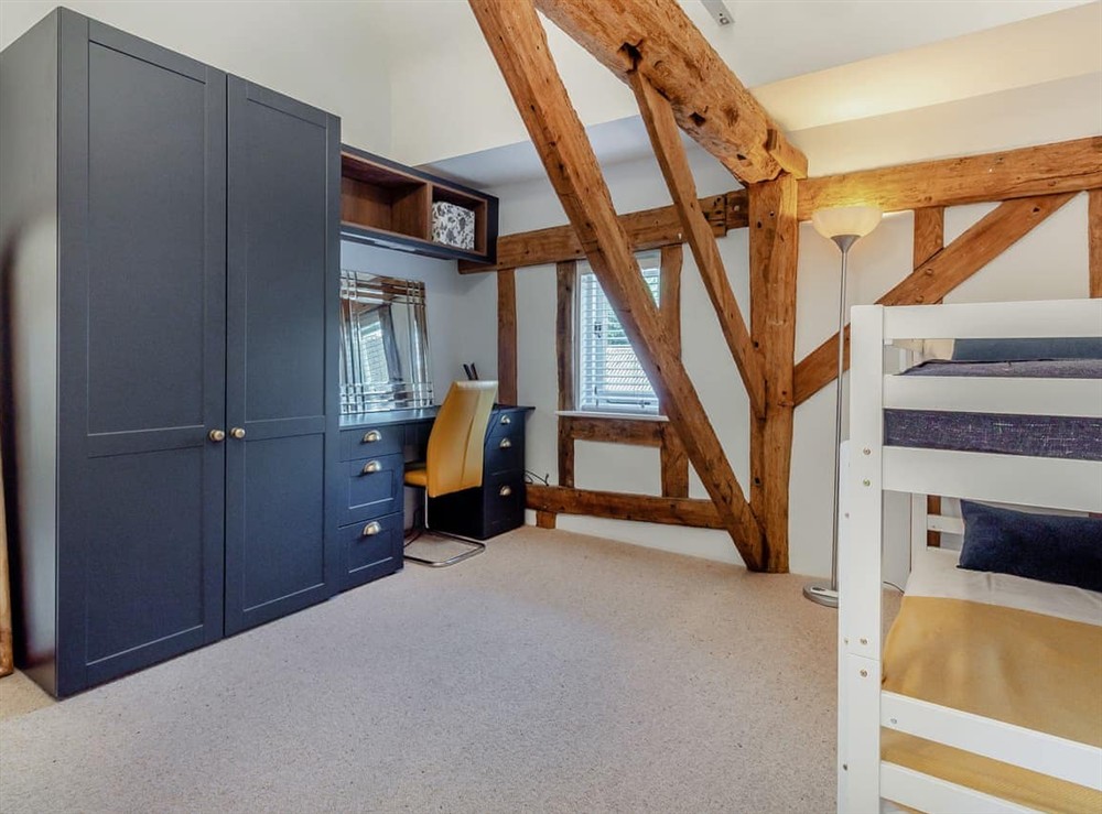 Bunk bedroom at Granary Barn in Tacolneston, Norfolk