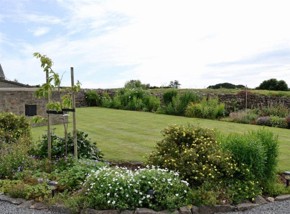 Garden and grounds at Granary Cottage in Bosherston, Pembrokeshire, Dyfed