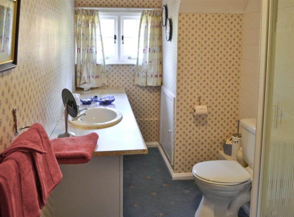 Bathroom at Granary Cottage in Cockington, near Torquay, Devon