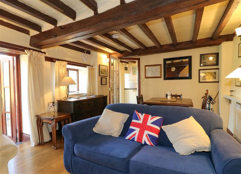 The living area at Granary Cottage, Grantham