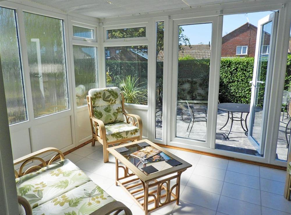 Conservatory at Granary Cottage in Hopton, Norfolk