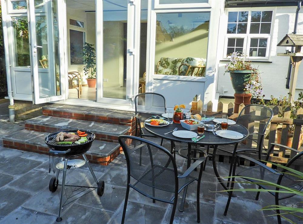 Outdoor area at Granary Cottage in Hopton, Norfolk