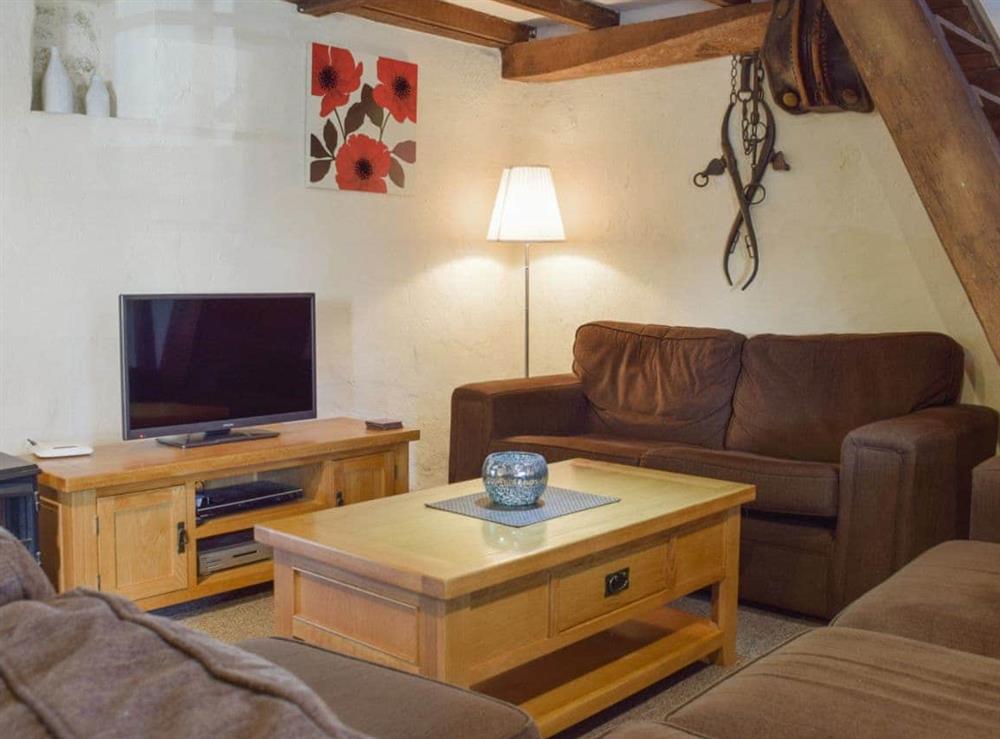 Comfortable living area at Granary Cottage in Ivy Court Cottages, Llys-y-Fran, Dyfed