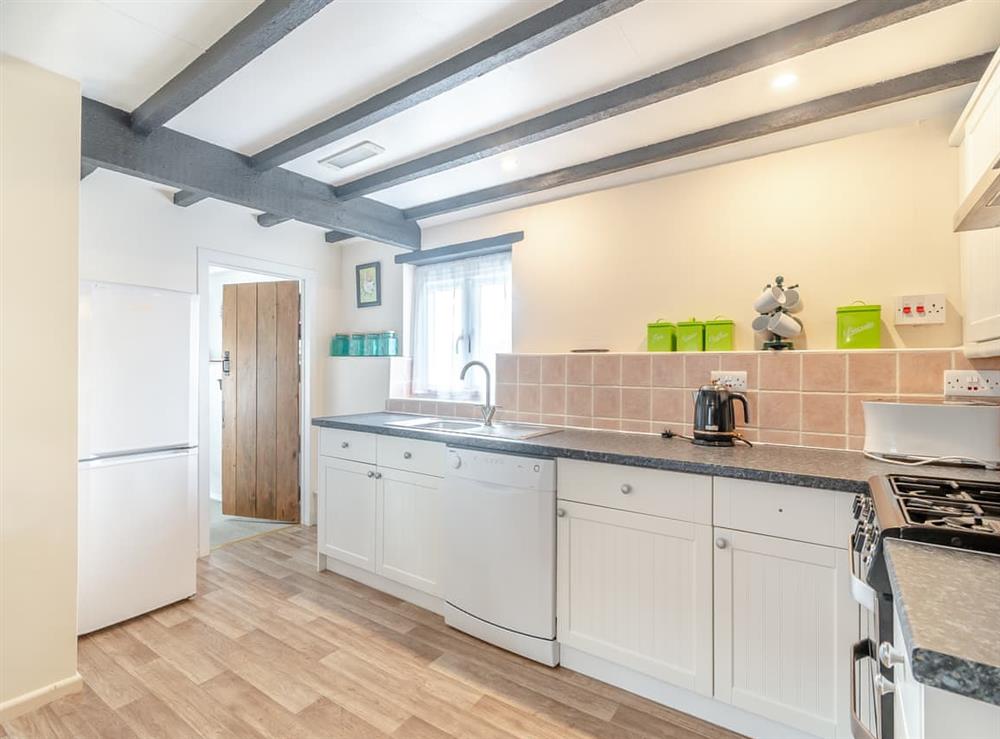 Kitchen at Granary Cottage in Penparc, near Cardigan, Dyfed