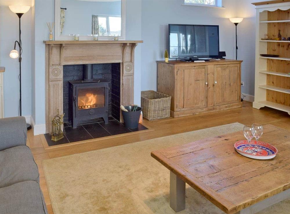 Spacious living room at Granary Cottage in Tattingstone, near Ipswich, Suffolk