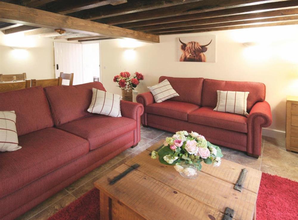 Living room/dining room at Granary Cottage in Wainfleet St. Mary, near Skegness, Lincolnshire