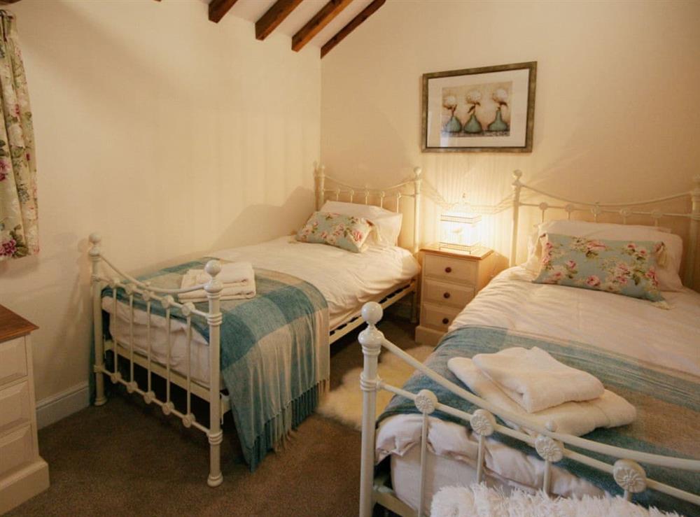 Twin bedroom at Granary Cottage in Wainfleet St. Mary, near Skegness, Lincolnshire