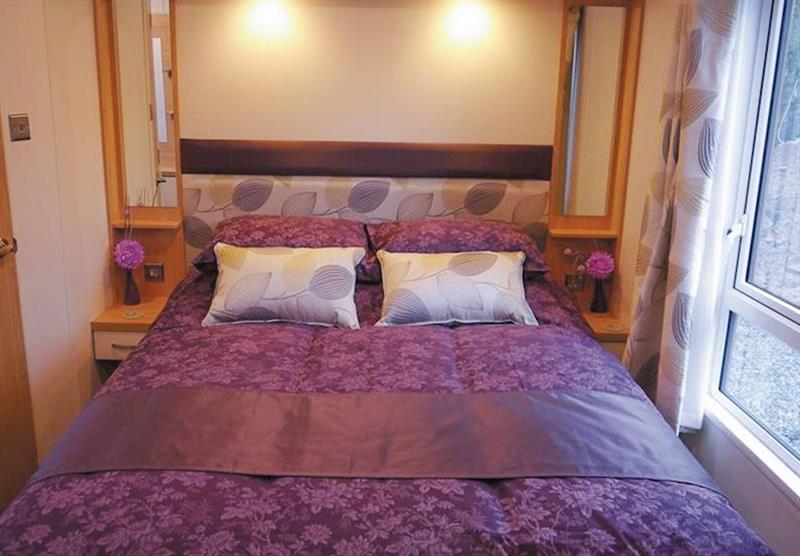 Double bedroom in a Luxury Lodge at Grand Eagles Lodges in Nether Coul, Auchterarder