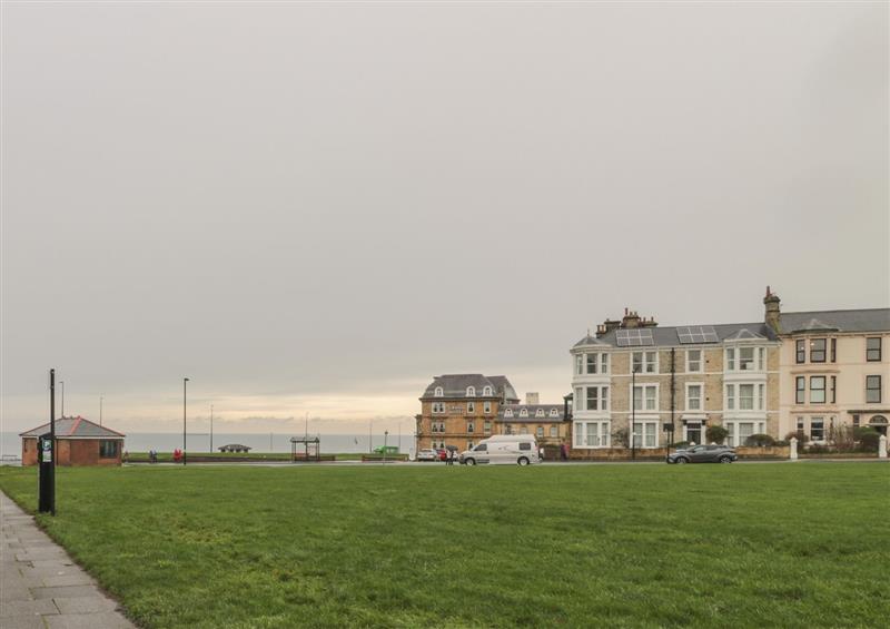 This is the garden at Grand Sea View, Tynemouth