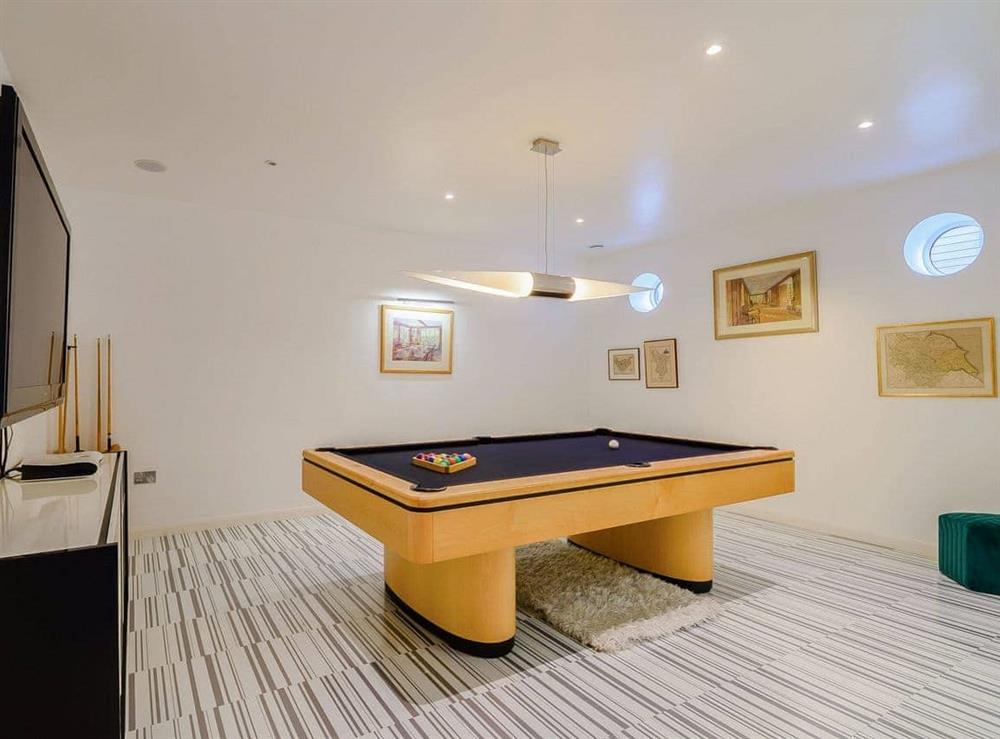 Games room at Grande View in Whitby, North Yorkshire