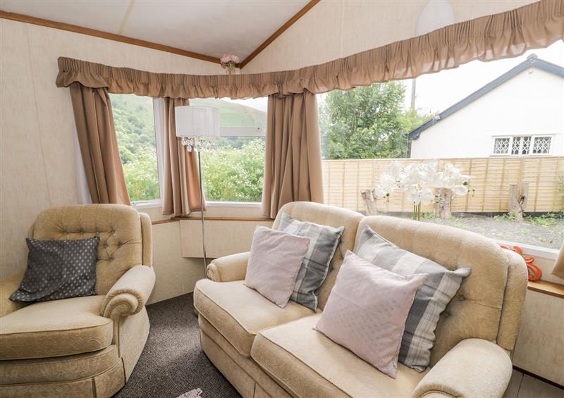 Enjoy the living room at Grange Caravan, Llangollen