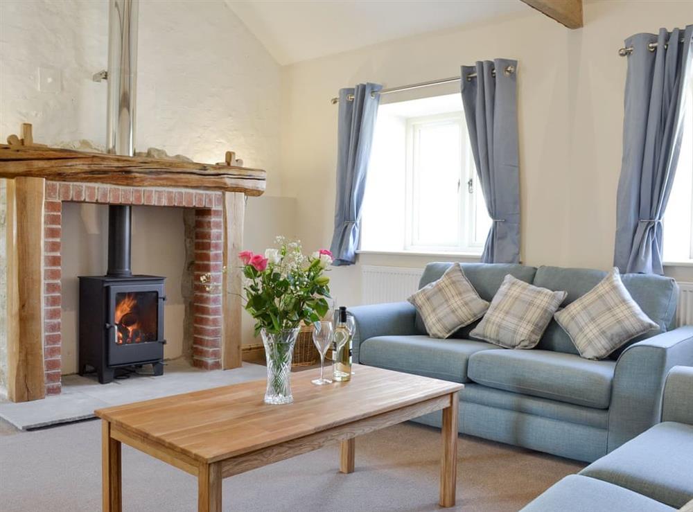 Welcoming living room at Grange Cottage in Harome, near Helmsley, North Yorkshire