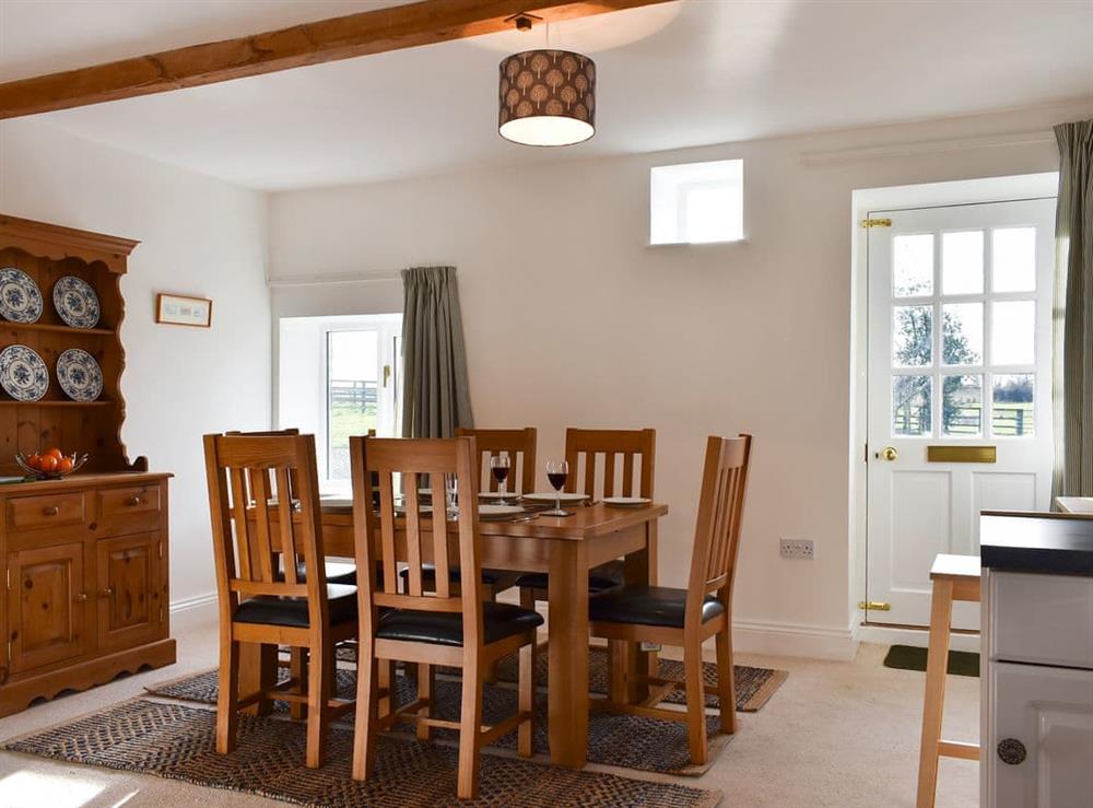 Dining area at Grange Cottage in Ovington, near Barnard Castle, North Yorkshire