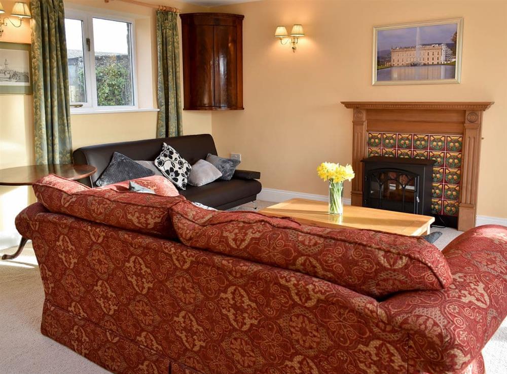 Large and comfortable living room at Grange Cottage in Ovington, near Barnard Castle, North Yorkshire