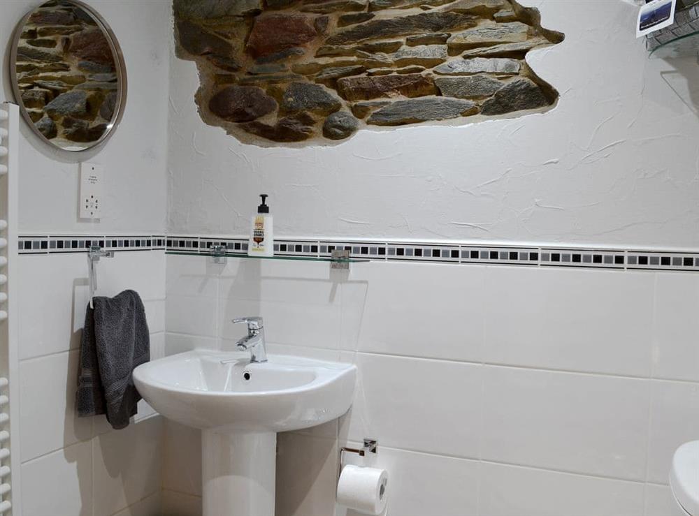 Shower room at Grange End Stables, 