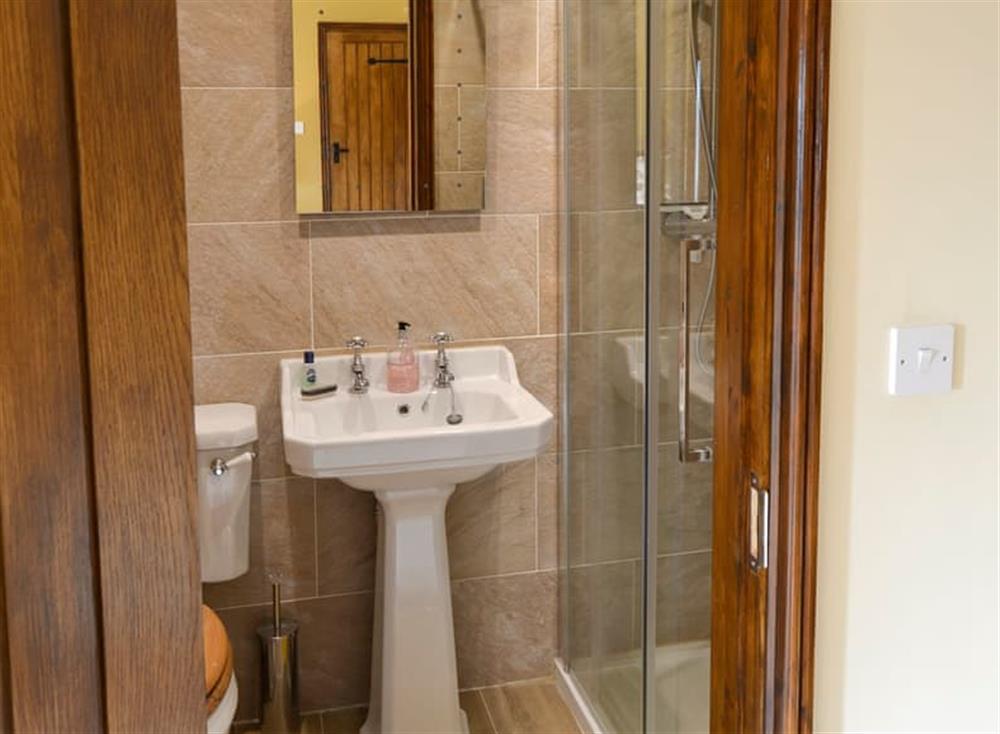 En-suite at Grange Farmhouse in Hainford, near Aylsham, Norfolk