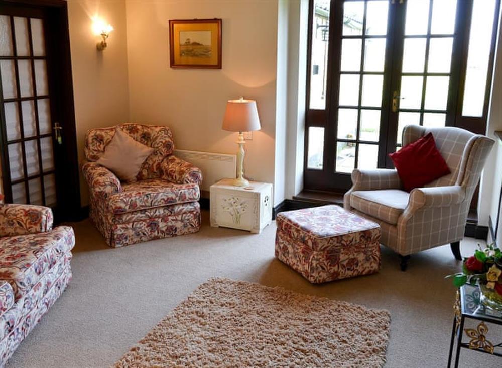 Living room at Grange Farmhouse in Hainford, near Aylsham, Norfolk