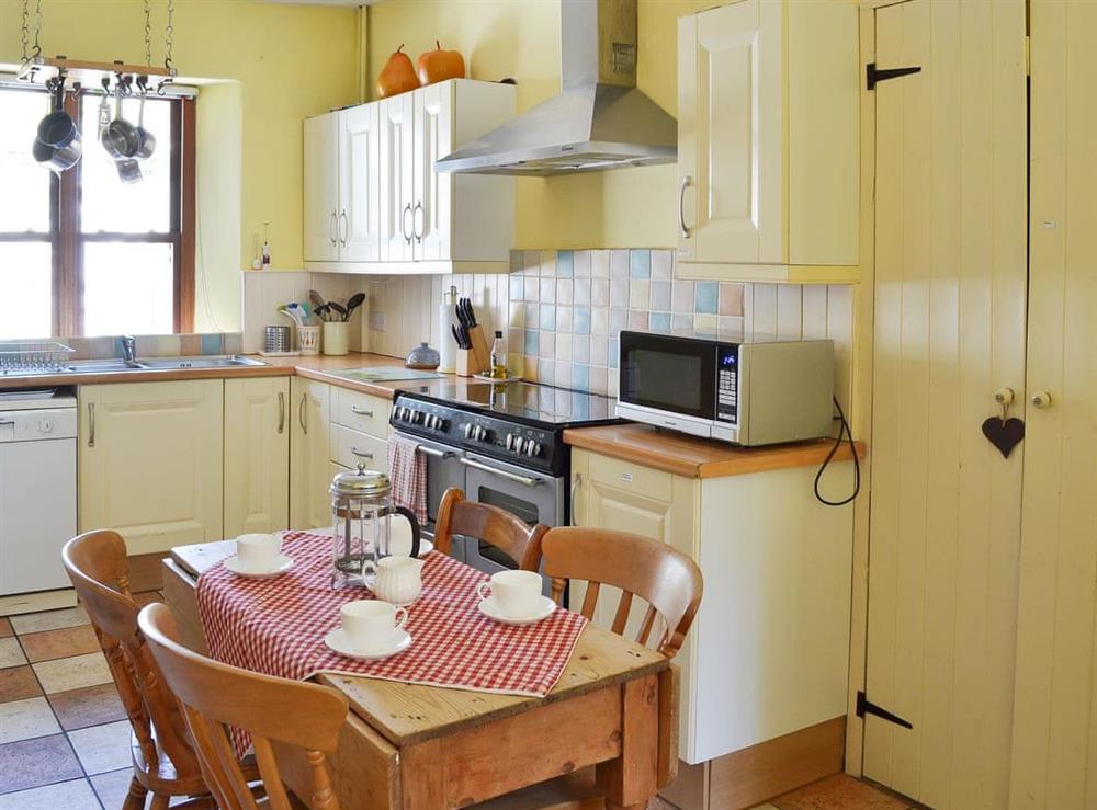Well appointed kitchen with range cooker at Grange Fell in Grange-over-Sands, Cumbria