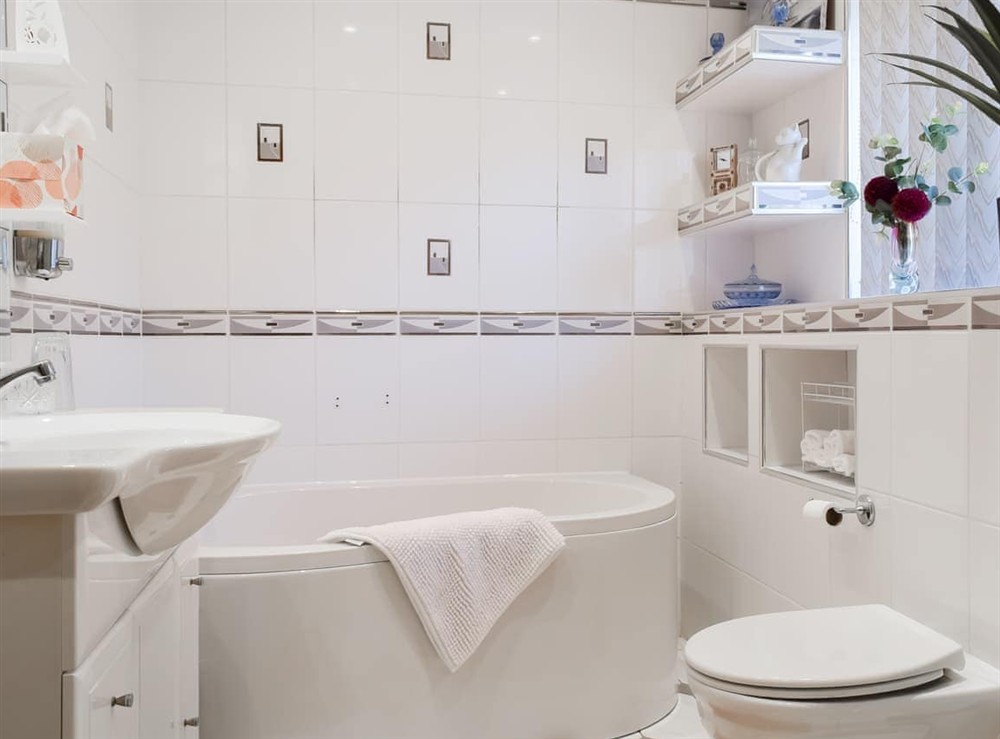 Bathroom at Grange House in Gamston, near Nottingham, Nottinghamshire