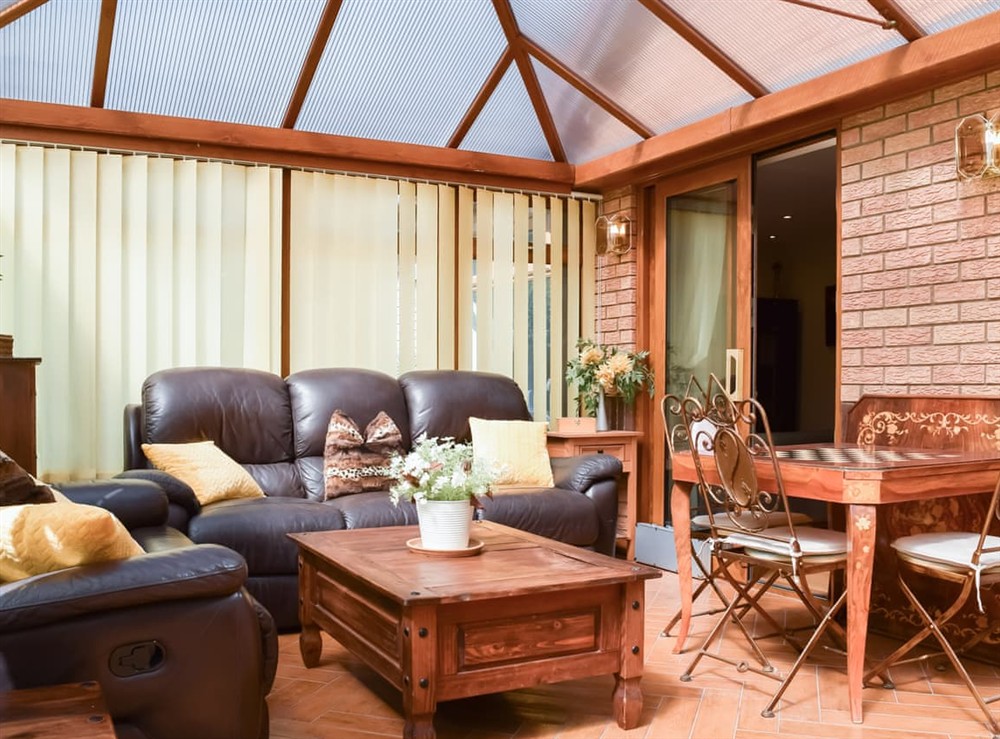 Conservatory at Grange House in Gamston, near Nottingham, Nottinghamshire