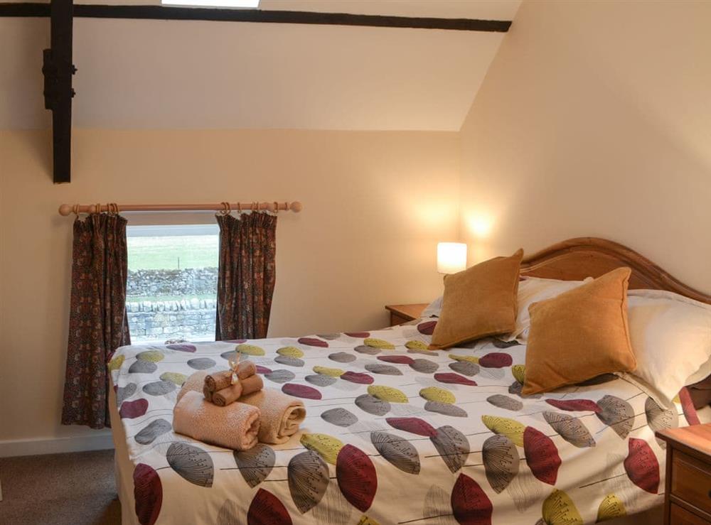 Double bedroom at Grangemoor Barn in Scots Gap, near Morpeth, Northumberland