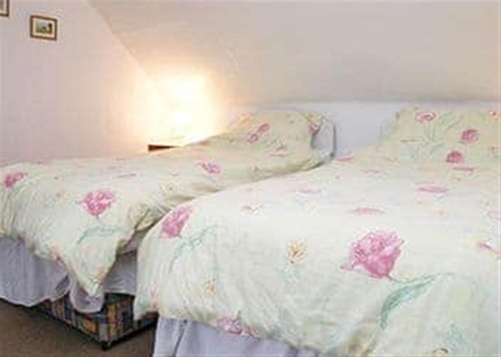 Twin bedroom at Granite Cottage in Boat of Garten, near Aviemore, Inverness-Shire