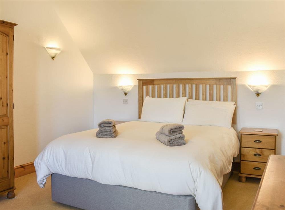Double bedroom at Granite Cottages : Lower Granite Cottage in Nethy Bridge, Inverness-Shire