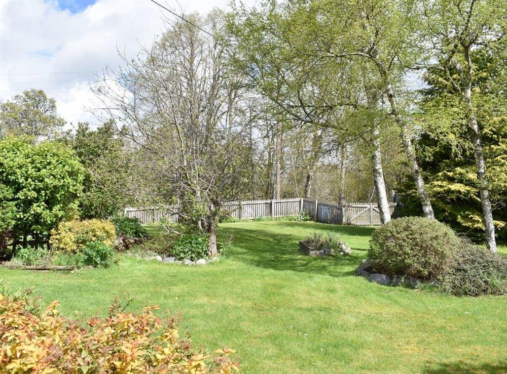 Garden at Granite Cottages : Upper Granite Cottage in Nethy Bridge, Inverness-Shire