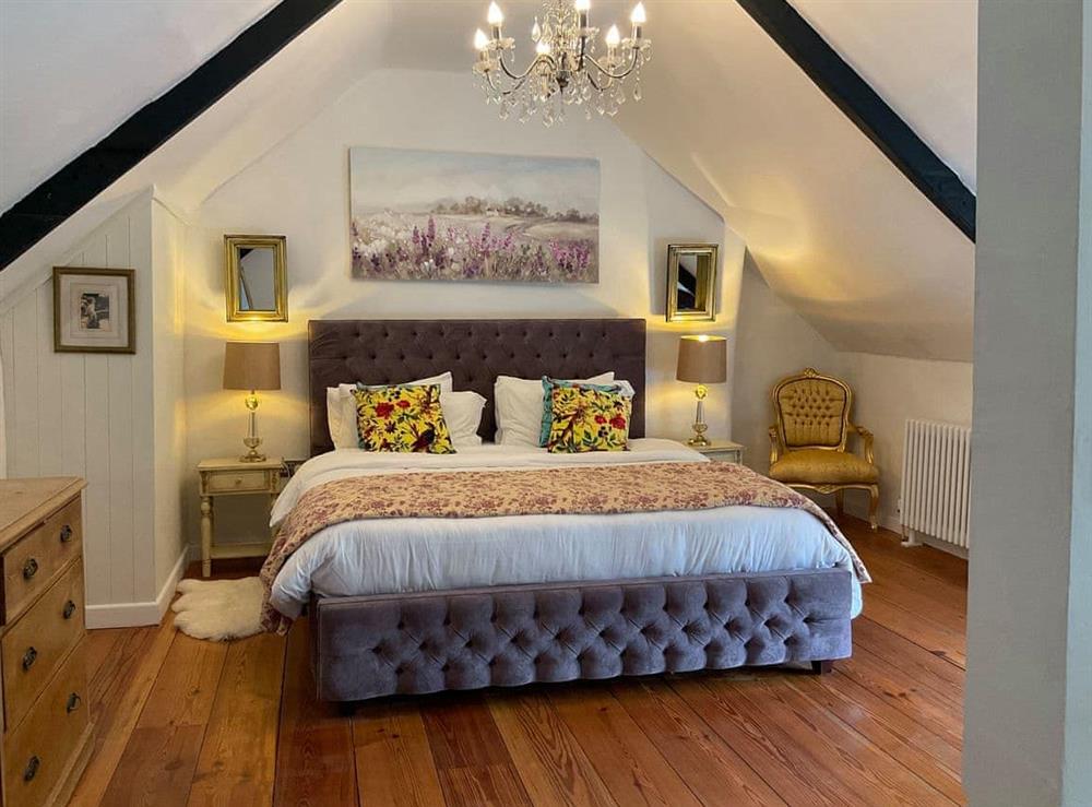 Double bedroom at Granny McPhees in West Chilla, near Beaworthy, Devon
