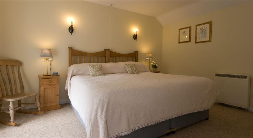The double bedroom at Granny's in St Austell, Cornwall