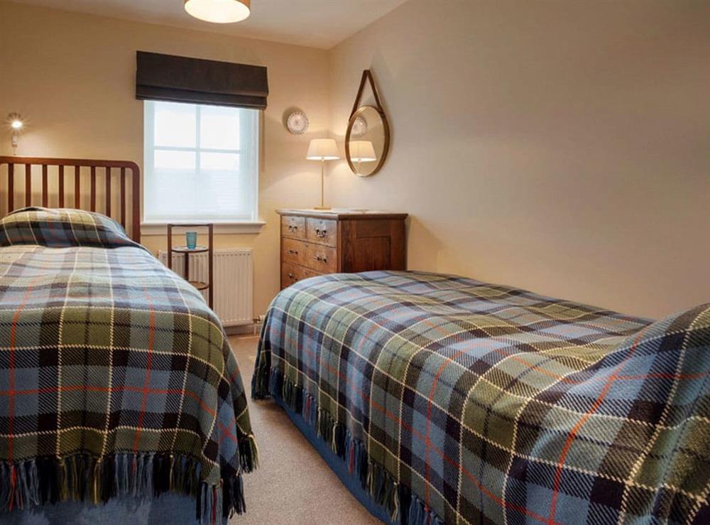 Twin bedroom at Grant Crescent in Dornoch, Sutherland