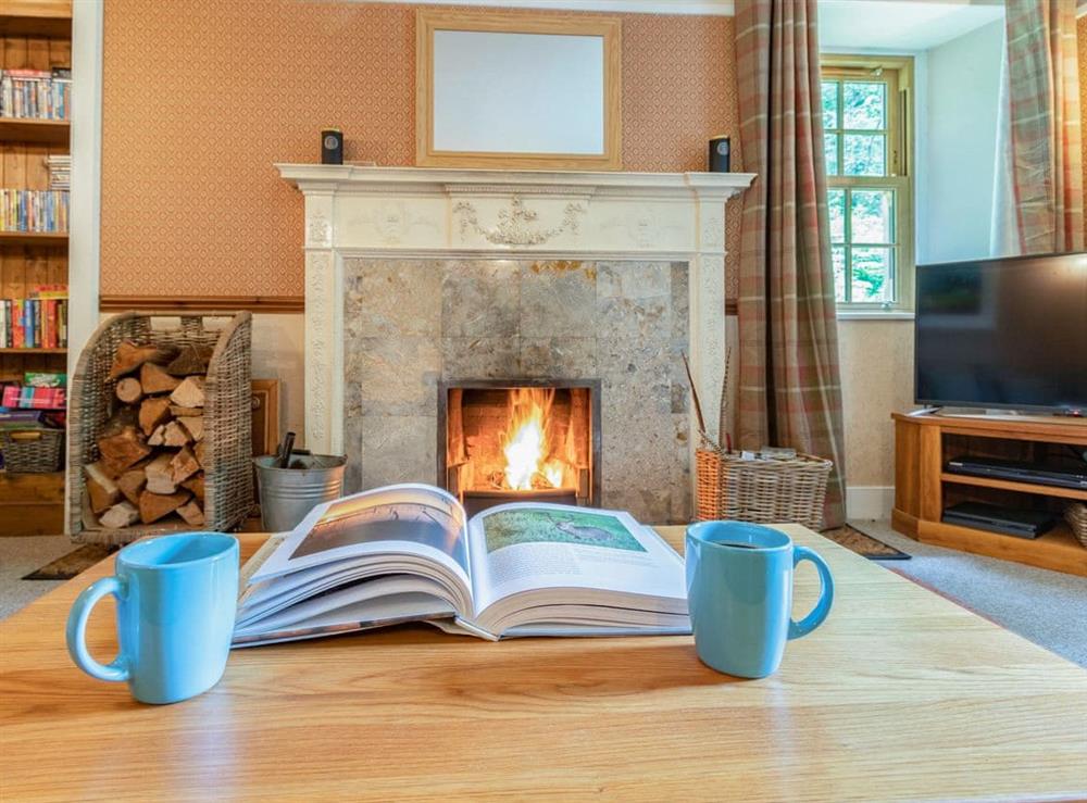 Living room at Grantully Cottage in Aberfeldy, Perthshire