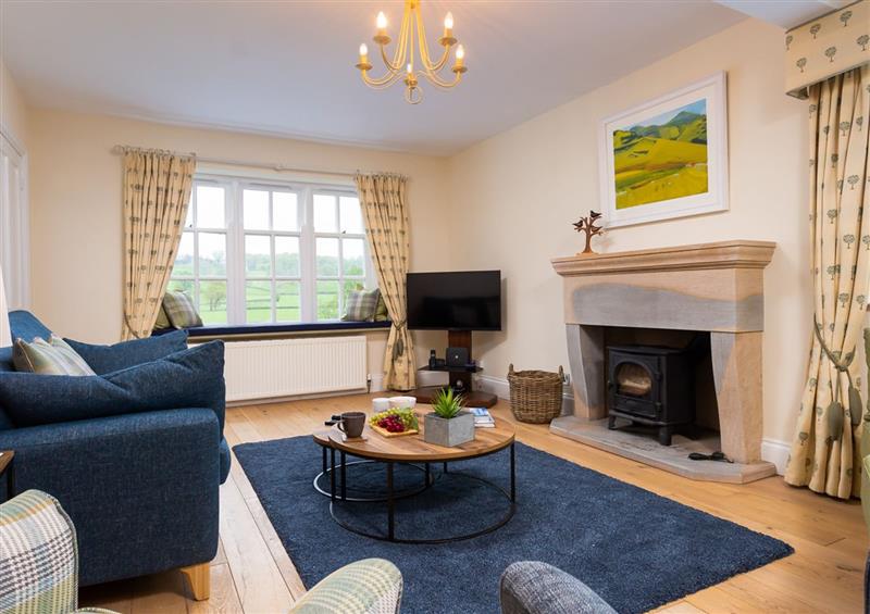 The living area at Grass Ings, Langdale