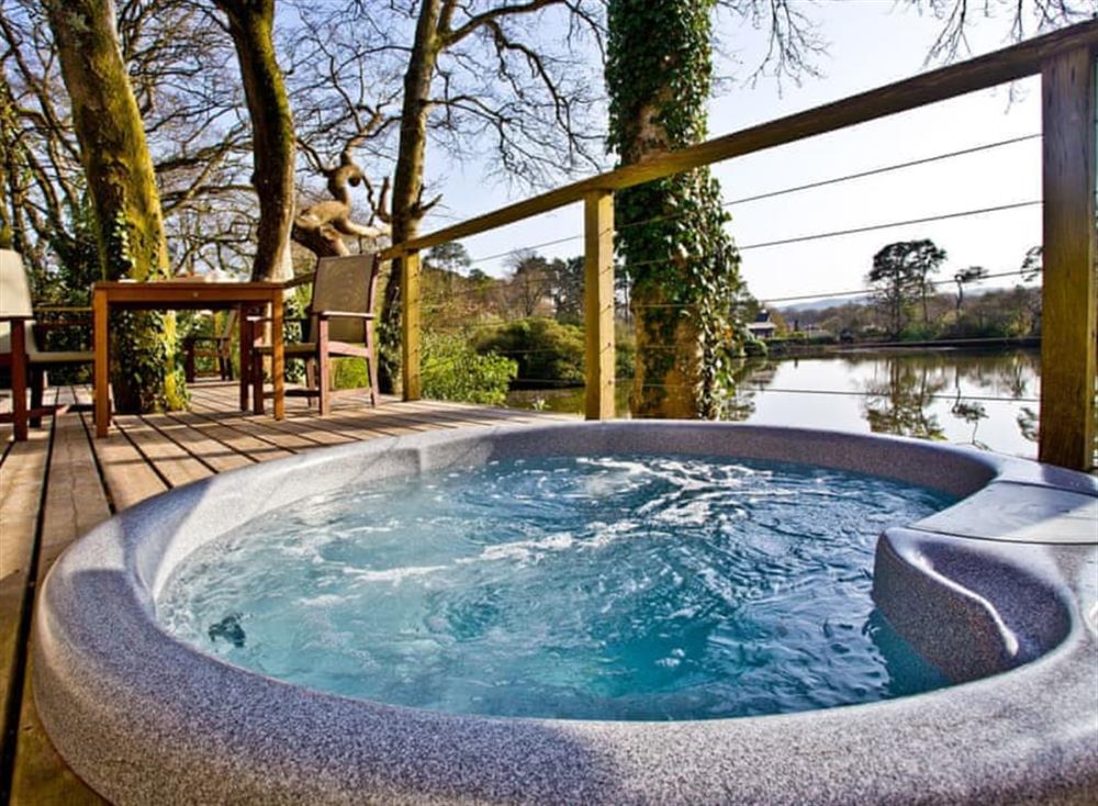 Hot tub at 12 Indio Lake, 