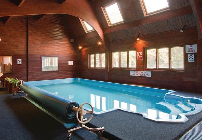 Indoor swimming pool at Great Glen Cottages in Kinlochlochy, Inverness-shire