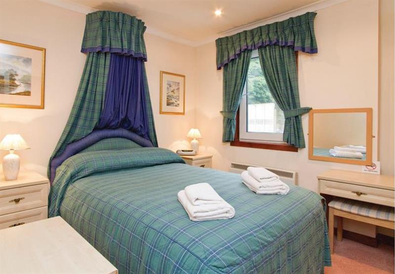 One of the bedrooms at Glen View Cottage at Great Glen Cottages in Kinlochlochy, Inverness-shire