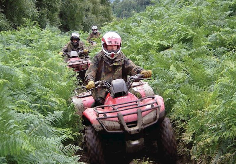 Quad biking at Great Glen Cottages in Kinlochlochy, Inverness-shire