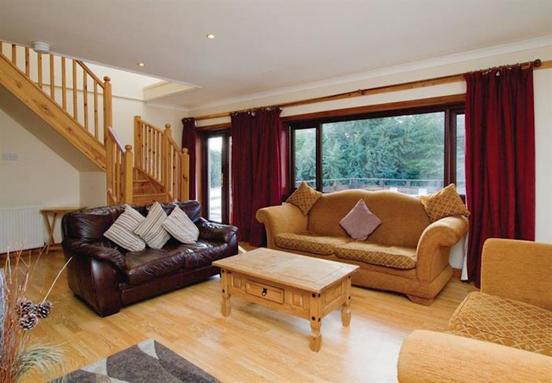 The living room at Struan Cottage at Great Glen Cottages in Kinlochlochy, Inverness-shire
