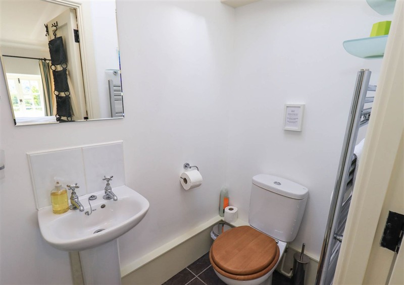 The bathroom at Great Hartbarrow Farm Cottage, Cartmel Fell near Windermere