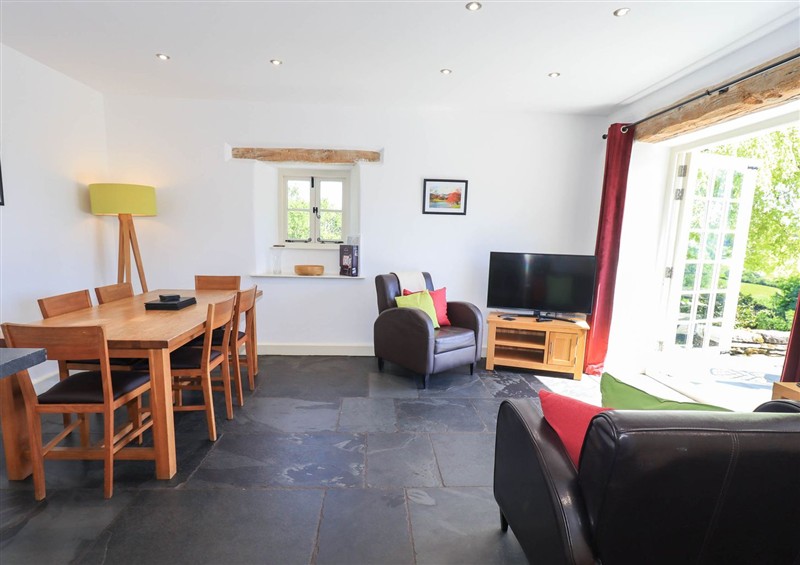 The living area (photo 2) at Great Hartbarrow Farm Cottage, Cartmel Fell near Windermere