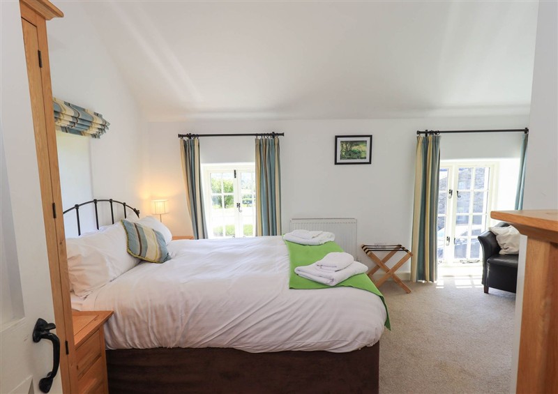This is a bedroom at Great Hartbarrow Farm Cottage, Cartmel Fell near Windermere