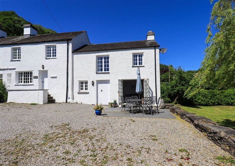 This is Great Hartbarrow Farm Cottage at Great Hartbarrow Farm Cottage, Cartmel Fell near Windermere